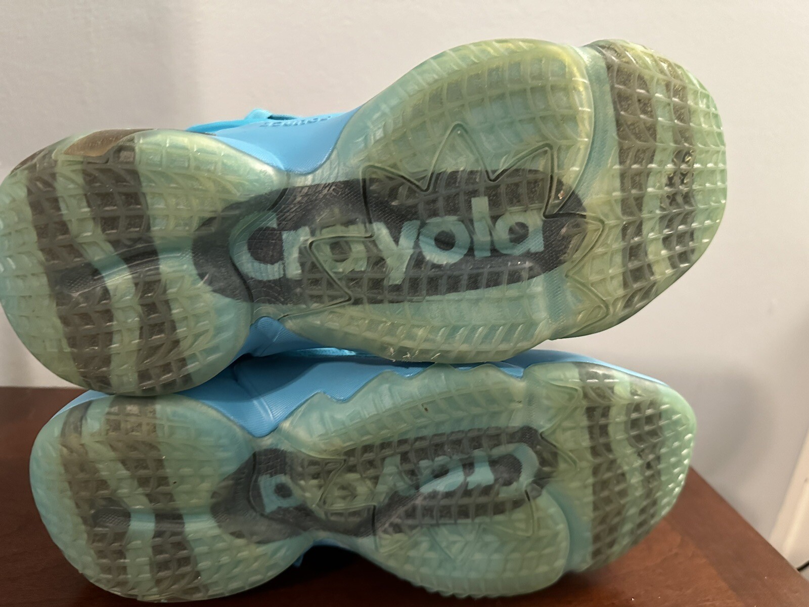 Adidas Basketball Crayola Shoes Sky Blue Size 5.5 5 1… Gem