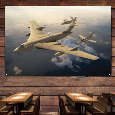 Victor K Mk 2 Bomber Poster Wall Hanging Flag Attack Aircraft Wall Art Banner