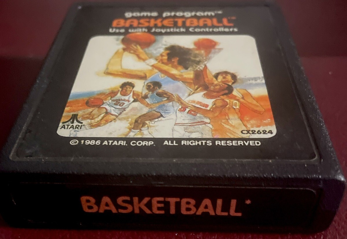 Jeu Atari 2600 Basketball Complet Avec Boîte - Version PAL, En Bon état