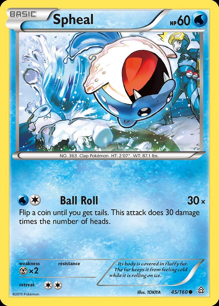 Pokemon Spheal (45/164) Primal Clash LP