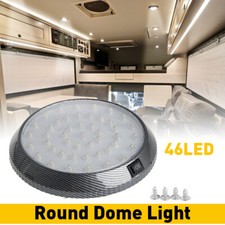Rv Interior Led Lights Switched Round Ceiling Light Fixture Camper Trailer 12v