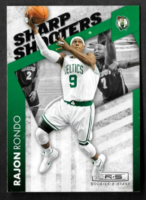 RAJON RONDO 2010-11 ROOKIES & STARS SHARP SHOOTERS INSERT CARD #15 