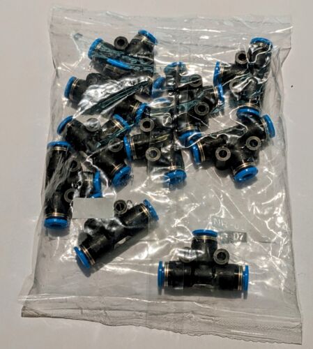 Qty. 10 Festo QST-4 (153128) Push-In T Connector - (Connection Size 4mm) NEW - Picture 3 of 4