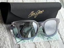 Maui Jim Shore Break MJ 822 06M Matte Translucent Blue Grey Frame, Grey Lenses