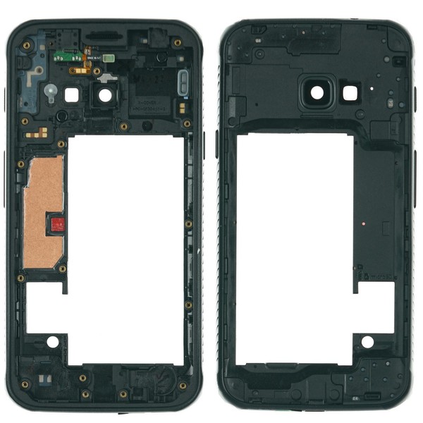 Samsung Galaxy Xcover 4 SM-G390F Mittel Cover GehäUse Rahmen + Kamera Linse-image