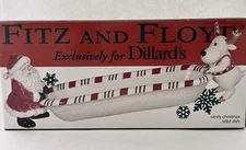 NIB •Fitz & Floyd •Essentials •Candy Christmas •Cracker •Tidbit •Serving Dish