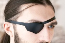 Leather Eye Patch, Eye Patch, Slim Eye Patch, Small Eye Patch, One Eye, Eye Mask