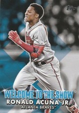 2022 TOPPS SERIES 1 RONALD ACUNA JR. OF BRAVES WELCOME TO THE SHOW SP HOT!