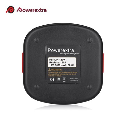 2-Pack 12V 3Ah Battery For Lincoln PowerLuber Grease Gun - Replaces LIN-1201, 1200, 1240