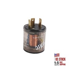 12V 3 Pin Electronic LED Flasher Relay Round 1pc 3 PIN 20 Amps 12V Flasher