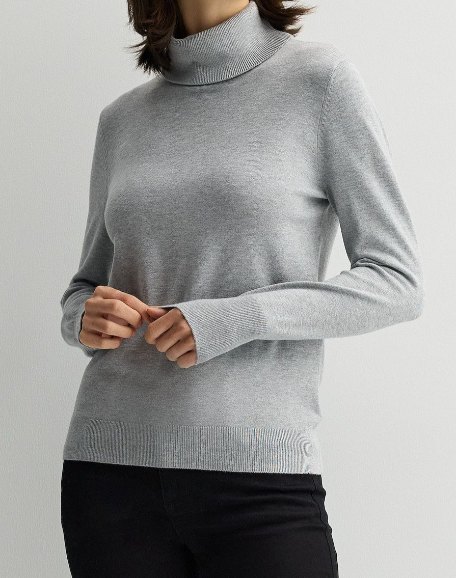 Nine West Women's Grey Turtleneck Sweater (WW5FS227RH) Sizes M/XL/XXL - NWT