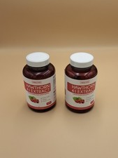 Hawthorn Berry 4:1 Extract 240 Capsules Supports Healthy Blood Pressure 2 QTY