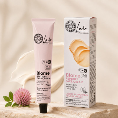 Natura Siberica Lab Biome Peptides Face Cream 50ml Anti-Aging Moisturizer