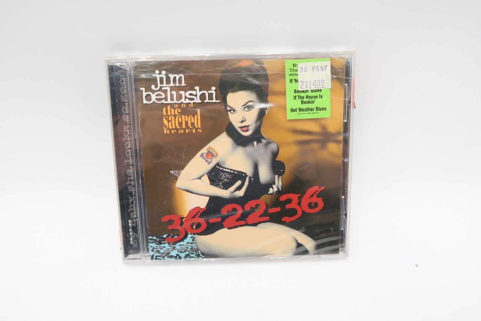 Jim Belushi & the Sacred Hearts - 36-22-36 [ NEW CD + RARE Hype! 1998] * SEALED*