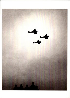 Omen Planes Overhead Formation 1934 John Gutmann Photographer Postcard C320