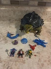 Vtg TMNT Mini-Mutants Tokka Technodrome Playset - Near Complete - Playmates 1994
