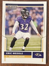 eric weddle baltimore ravens 2017 panini-score football card no. 253