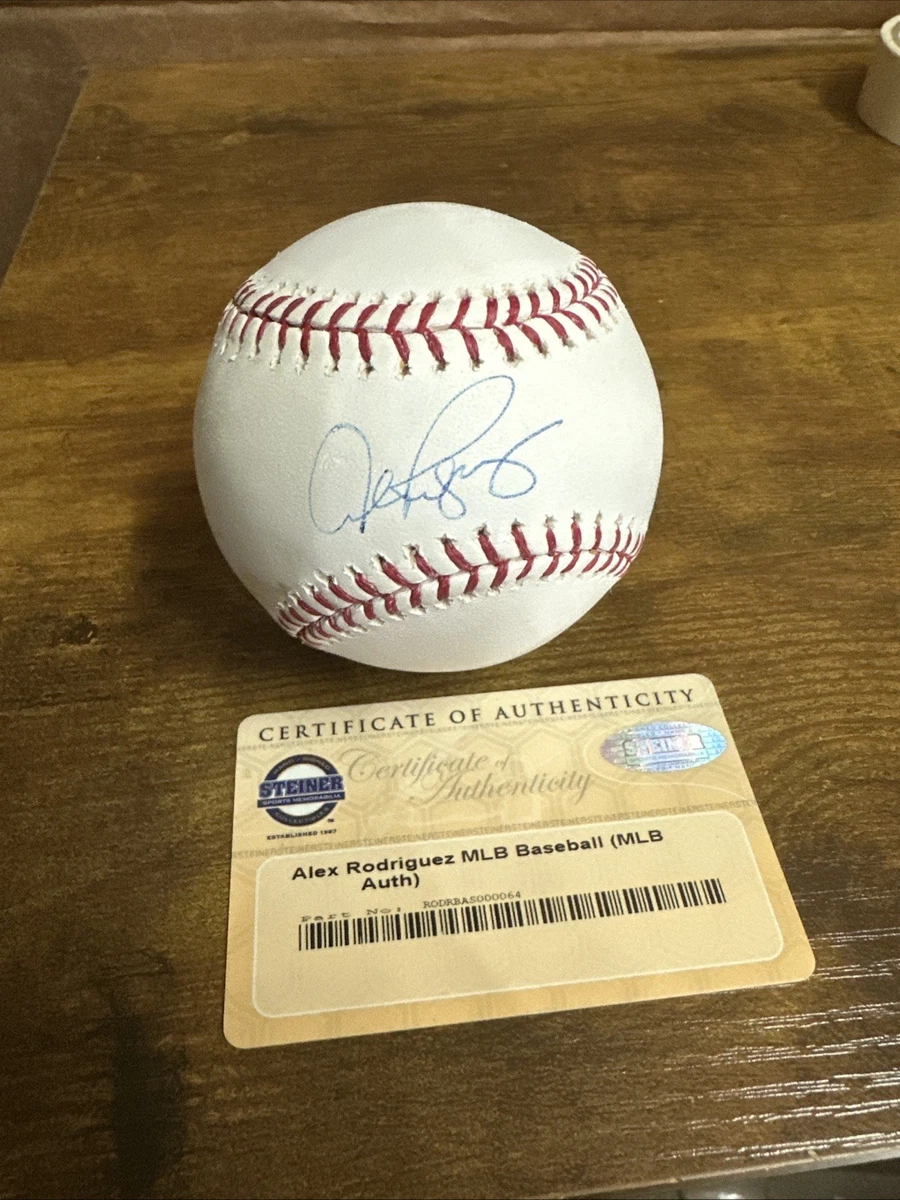 Steiner Sports Alex Rodriguez Original Autographed Baseball MLB