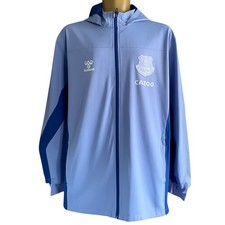 Everton Hummel Men’s Large Football Training Rain Jacket – Waterproof Activewear