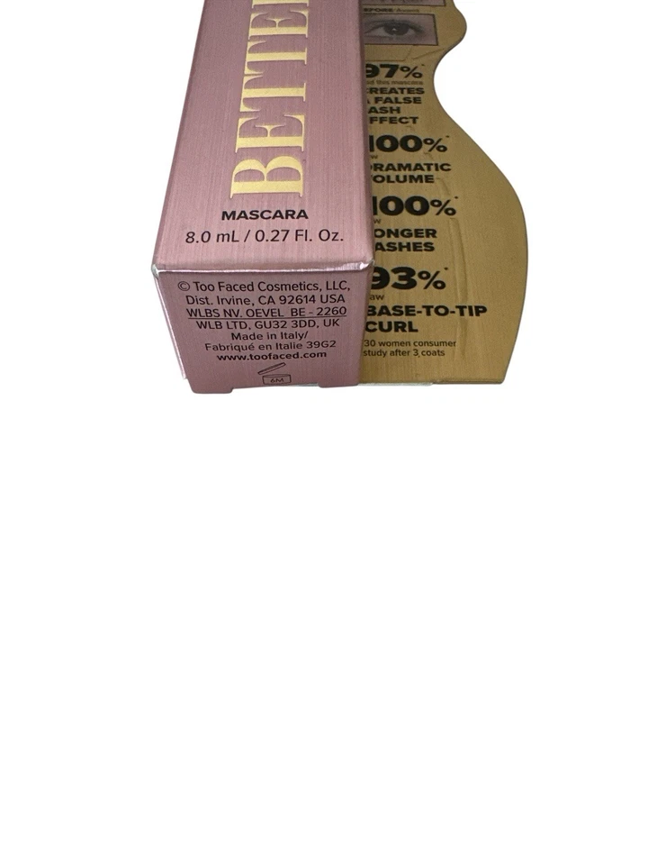 Too Faced Better Than Sex Mascara In Black 0.27oz New - Image 4 of 4