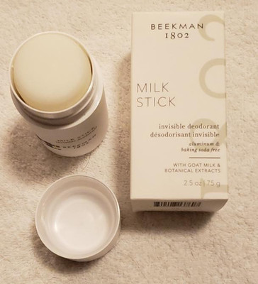 Beekman 1802 - Milk Stick Invisible Deodorant / Fragrance Free - 2.5oz - New