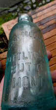 Montana Hutchinson SODA BOTTLE     ROCKY MOUNTAIN BOTTLING CO. BUTTE, MONT.