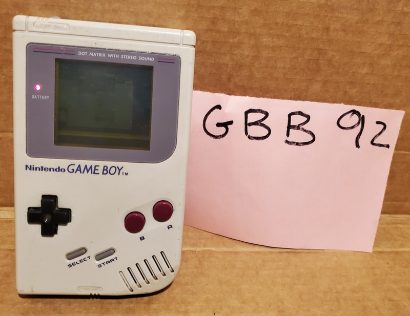 Nintendo Game Boy DMG-001 Classic Gray Console tested