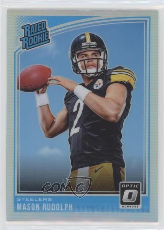 2018 Donruss Optic Rated Rookie Holo Prizm Mason Rudolph #155 1u6