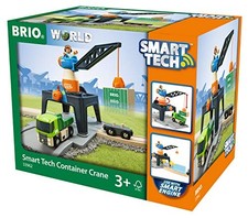 BRIO WORLD Smart Tech Tower Crane Wooden Rail Toy 33962 Japan