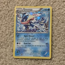 Greninja XY162 Black Star Promo Holo 130HP Stage 2 Aqua Shower Dual Cut