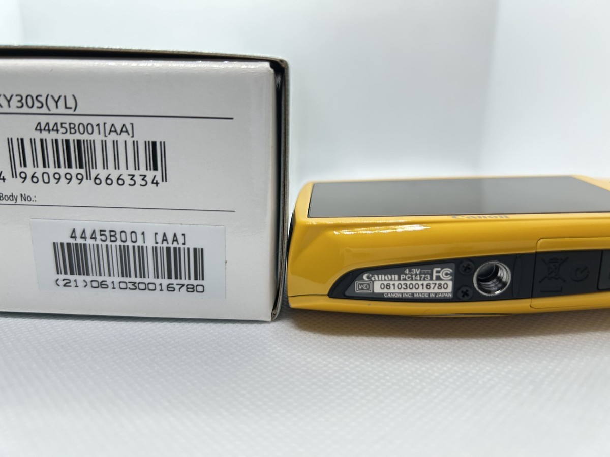 Near Mint in Box] Canon IXY 30S PowerShot 10.0MP Yellow Digital