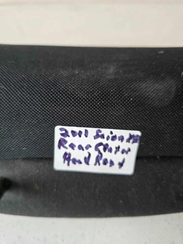 Reposacabezas asiento trasero izquierdo derecho Scion xB 2011 reposacabezas tela negra OEM Foto 3 de 4