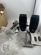 Logitech S-120 2-Piece Stereo Speaker System - Black