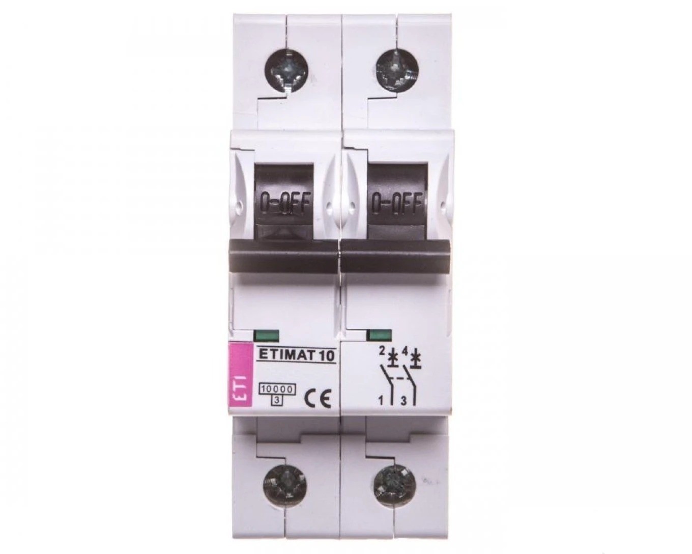 2P C 0.5A 10kA ASTI-ETIMAT 10 002133701 Overcurrent Switch