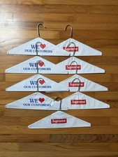  Lot of 9 Supreme Clothing Hangers Brand New Authentic