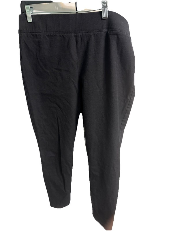 Talbots Women's Pants Size 10 Black Stretch Essex Ankle