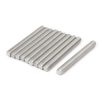 uxcell M8 x 70mm 1.25mm Pitch 304 Stainless Steel Fully Threaded Rods Bar Studs