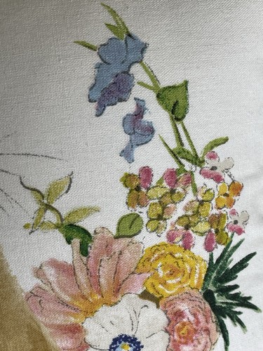 POTTERY BARN BLUMEN FRÜHLING OSTERHASE LENDENWIRBEL AKZENT KISSEN 12" x 16" - Bild 8 von 11