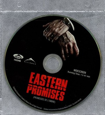 Eastern Promises (2007) DVD *DISC ONLY* = REGION 1 - Viggo Mortensen