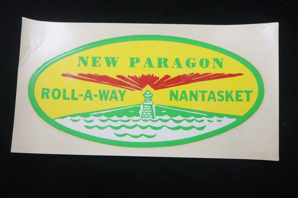 🛼 Pegatinas vintage de pista de rodillos de Massachusetts años 40-50 ¡Elige tu pista! Foto 3 de 4