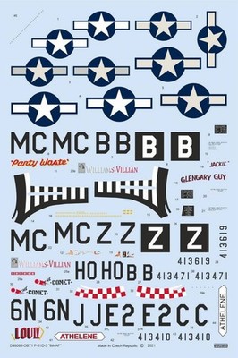 P-51D-5 8th AF - Eduard - / 1:48 - Eduard D48085