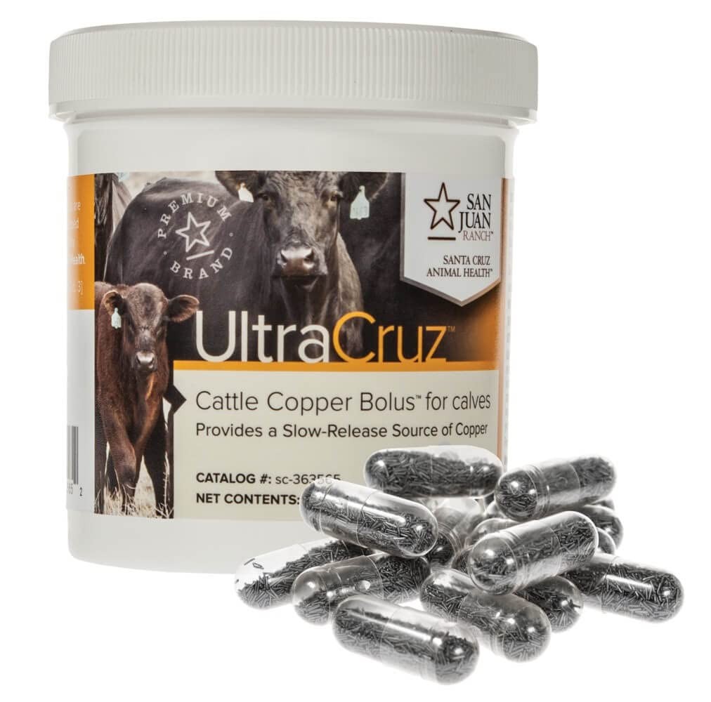- sc-363565 Cattle Copper Bolus for Calves, 25 Count x 12.5 Grams