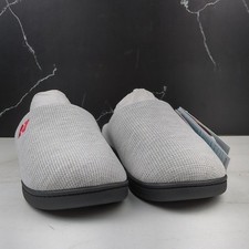 RockDove Women's Original Two Toned Memory Foam Slipper Grey/Red sz 7/8 Medium