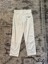 Nike t ball baseball pants white medium Boys NWOT youth Open Hem