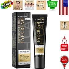 Peptide-Powered Temporary Eye Cream - Instant Lift for Under-Eye Bags, 0.5 oz