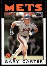 Gary Carter 1986 Topps #170 New York Mets MLB READ FREE SHIPPING AutographDen