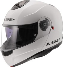 CASCO MOTO MODULARE LS2 FF908 STROBE II BIANCO LUCIDO TAGLIA XL