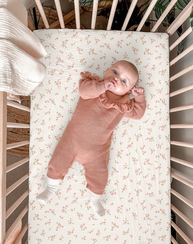 Mini Crib Sheets for Baby Boy Girl 2 Pack, Neutral Mini Crib Mattress Sheet 2... - Picture 3 of 8