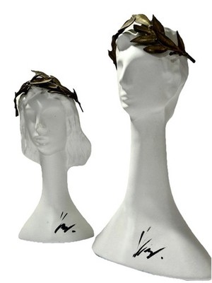 Olympic Athletes Busts  Athens 2004 Art  Signed Winners Olive Branch Wreath **