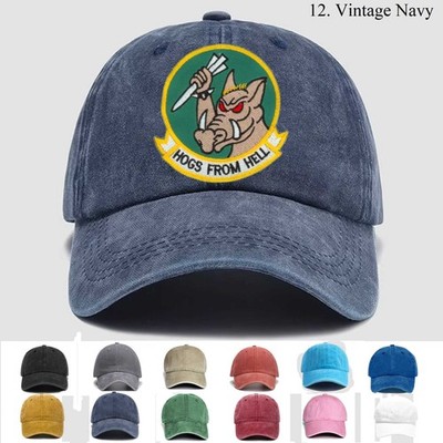 Customized Personalization Embroidered Hat 25th Fighter Squadron, Trucker Hat 2